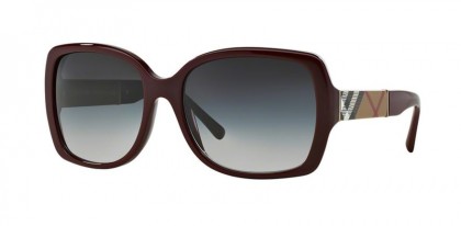 Burberry BE 4160 3403/8G - Bordeaux / Grey Shaded