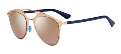 Christian Dior DIORREFLECTED 321 (0R) Rose Gold Blue - Gold Shaded Mirror
