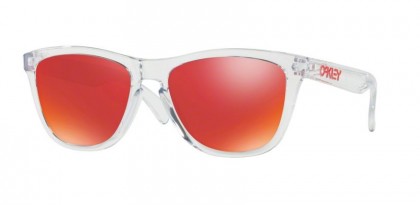 Oakley 0OO9013 FROGSKINS 9013A5 Polished Clear - Torch Iridium