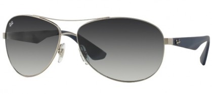 Ray-Ban 0RB3526 019/8G Matte Silver - Grey Gradient