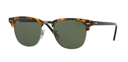 Ray-Ban 0RB3016 CLUBMASTER 1157 Spotted Black Havana - Green