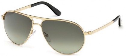 Tom Ford FT0144 28P Rose Gold - Grey Green Shaded