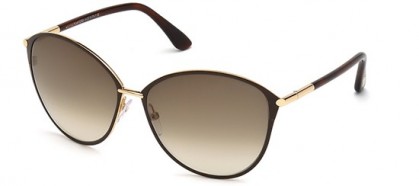 Tom Ford FT0320 28F Havana Gold - Brown Amber Shaded
