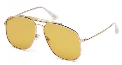 Tom Ford FT0557 CONNOR-02 28E Shiny Rose Gold - Dark Yellow