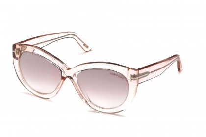 Tom Ford FT0577 DIANE-02 72Z Shiny Pink - Purple Shaded