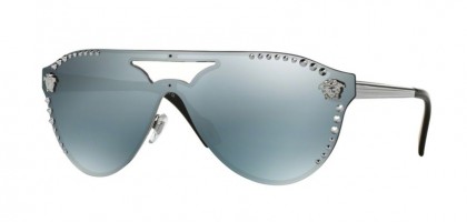 Versace 0VE2161 10011U Gunmetal - Blue Mirror Silver 80