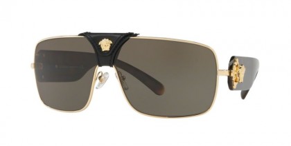 Versace 0VE2207Q SQUARED BAROQUE 1002/3 Gold - Brown