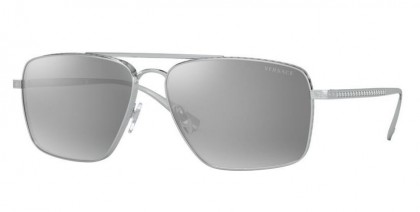 Versace 0VE2216 10006G Silver - Light Grey Mirror Silver 80