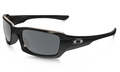 Oakley 0OO9238 FIVES SQUARED 9238-04 Polished Black / Gray