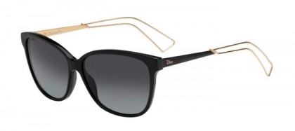 Christian Dior DIORCONFIDENT2 QFE (HD) Black Rose Gold - Grey Shaded
