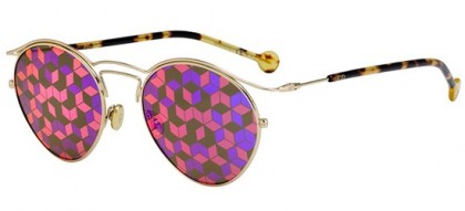 Christian Dior DIORORIGINS1 06J (0Z) Gold Havana - Pink Violet Marqueterie Pattern
