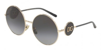 Dolce & Gabbana 0DG2205 488/8G Pale Gold - Grey Gradient