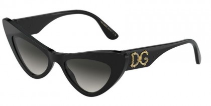 Dolce & Gabbana 0DG4368 501/8G Black - Grey Gradient
