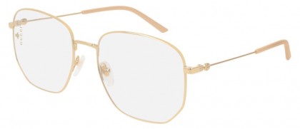 Gucci GG0396S-001 Gold Shiny Gold - Transparent