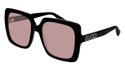 Gucci GG0418S-002 Black - Pink Shiny