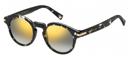 Marc Jacobs MARC 184/S 9WZ/9F Black Marble - Grey Gold Shaded