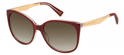 Marc Jacobs MARC 203/S LHF/HA Matte Burgundy Copper Gold - Brown Shaded