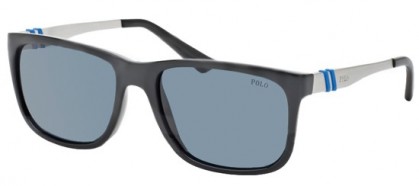 Polo Ralph Lauren 0PH4088 500187 Shiny Black - Grey Blue