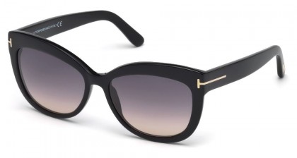 Tom Ford FT0524 ALISTAIR 01B Black - Grey Pink Shaded