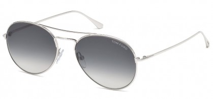 Tom Ford FT0551 ACE-02 18B Silver - Grey Shaded