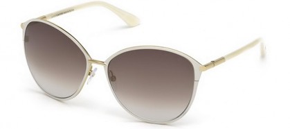 Tom FordFT0320 32F Gold Ivory - Brown Grey Shaded