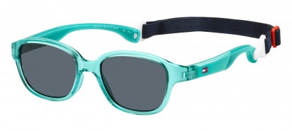 Tommy Hilfiger TH 1499/S 5CB/IR Transparent Turquoise - Grey