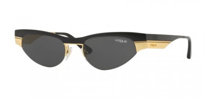 Vogue 0VO4105S 917/87 Matte Black Brushed Gold - Grey
