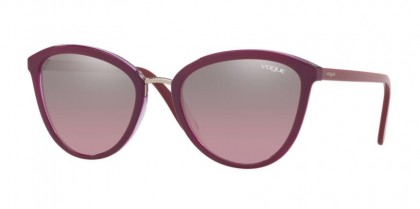 Vogue 0VO5270S 27567E Top Cyclamen/Transp Lilac - Pink Mirror Silver Gradient