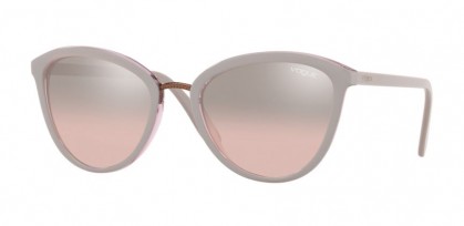 Vogue 0VO5270S 27587E Top Grey/Transp Pink - Light Pink Mirror Grad Silver