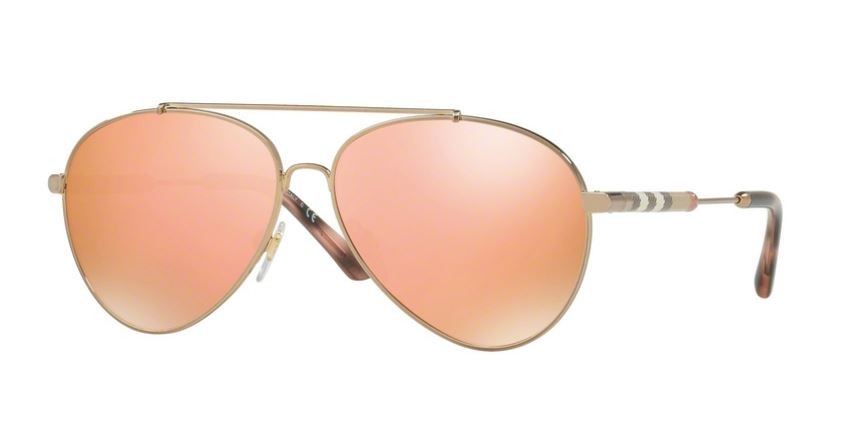 burberry rose gold sunglasses