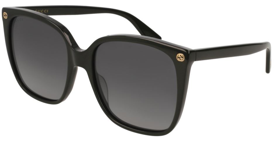 Gucci GG0022S-007 Black Black - Black Grey